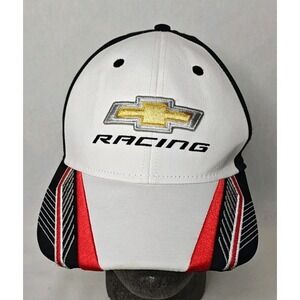 Chevrolet Racing‎ Hat Cap Black Adjustable Strapback Cruisin Sports Embroidered